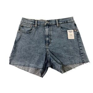 Denizen from Levi's Vintage High-Rise 3" Shorts Acid Wash Blue Denim Size 10 W30